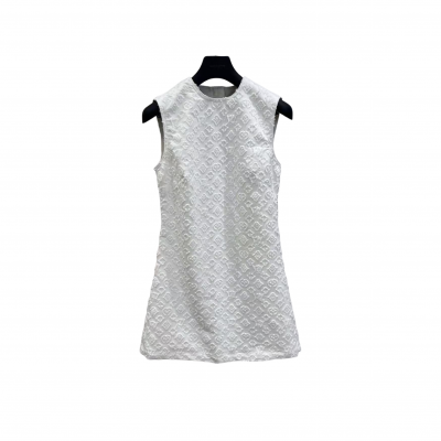 LOUIS VUITTON MONOGRAM FIL COUPÉ DRESS